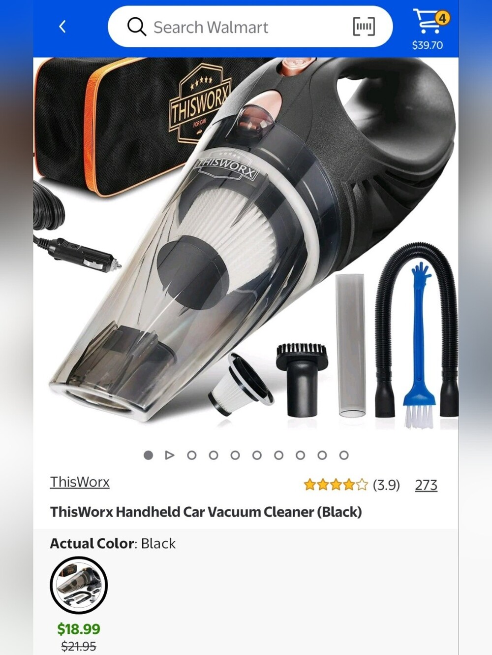 THISWORX Corded Car Vacuum Cleaner - Picture 10 of 10